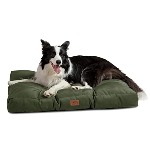 BEDSURE Hundekissen Grosse Hunde waschbar - 91x68cm hundematratze wasserdicht L für große, mittelgroße Hunde Outdoor gepolstert Hundematte grün in 10cm Höhe BEDSURE Hundekissen Grosse Hunde waschbar - 91x68cm hundematratze wasserdicht L für große, mittelgroße Hunde Outdoor gepolstert Hundematte grün in 10cm Höhe von BEDSURE