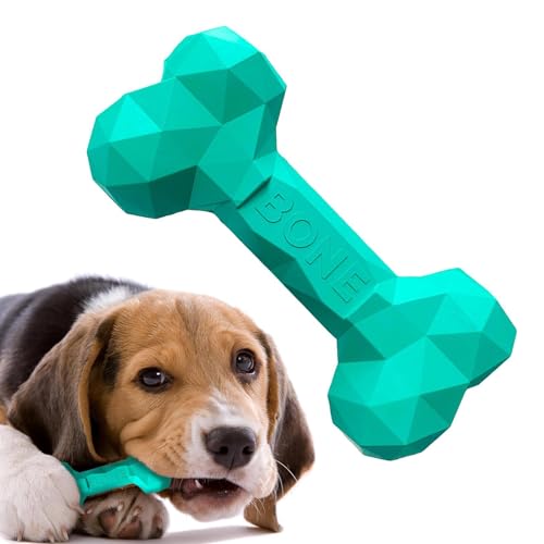 Kauspielzeug für Welpen zum Zahnen | Unzerstörbares Hundespielzeug für aggressive Kauer | Unzerstörbares, knochenförmiges Kauspielzeug für Hunde, bereicherndes Hundespielzeug zur Unterstützung Beedozo von Beedozo