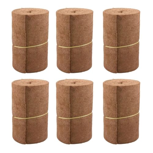 6X Liner Bulk Roll 0.5Mx1M Blumen Topf Mat Kokos für Wand Behänge Körbe Garten Bedarf von Beelooom