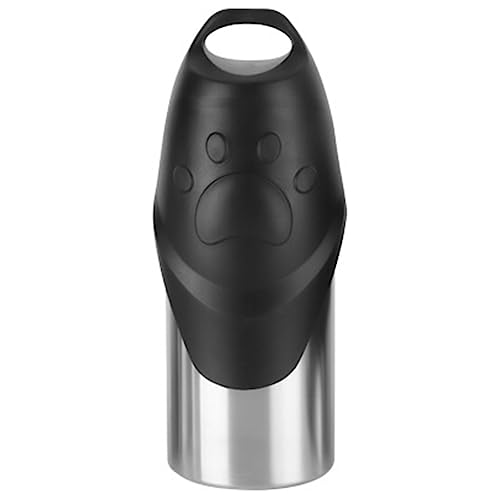 Beelooom 1 Stück Tragbare Hundewasserflasche, Edelstahl-Wasserflasche, Hunde-Reisewasserflasche für Haustiere, Spaziergänge im Freien, Wandern, Reisen, 500 Ml von Beelooom