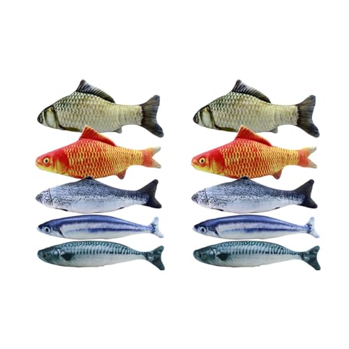 Beelooom 10 Stücke Katzen Minze Fisch Spielzeug für Katze 20 cm Katzen Spielzeug Katzen Fisch Kissen Katze Katzen Minze Spielzeug Beelooom 10 Stücke Katzen Minze Fisch Spielzeug für Katze 20 cm Katzen Spielzeug Katzen Fisch Kissen Katze Katzen Minze Spielzeug von Beelooom