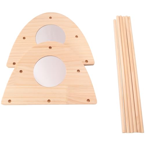 Mini Küken Sitzstange mit , Bambus Roosting Bar für Stall und Bruter, Trainingsstange für Babyküken L Mini Küken Sitzstange mit , Bambus Roosting Bar für Stall und Bruter, Trainingsstange für Babyküken L von Beelooom