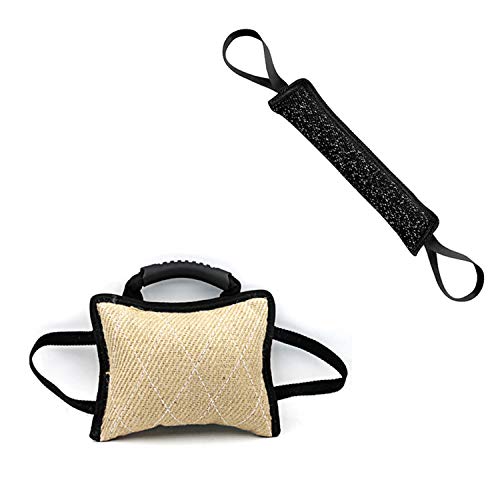 Training Bite Tug Toy Linen Bite Pillow with 3 Handleswith Young Dog Chewing Arm Sleeve with 2 Handles Training Bite Tug Toy Linen Bite Pillow with 3 Handleswith Young Dog Chewing Arm Sleeve with 2 Handles von Beelooom