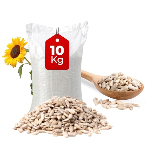 10 kg Sack Sonnenblumen-Herzen – Vogelfutter von Beewarm