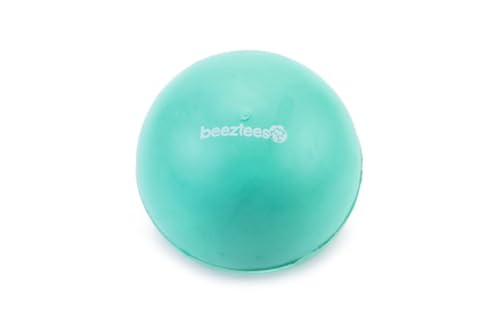 BEEZTEES 625970 Hundespielzeug: Ball aus Vollgummi Ø 9cm MINT von Beeztees