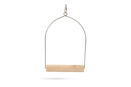 Beeztees 10180 Holzschaukel für Papageien, 24 x 16 cm von Beeztees