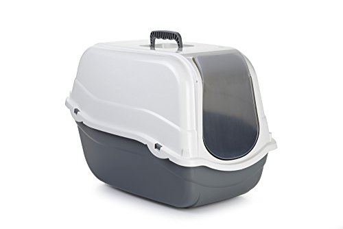 Beeztees 400482 Toilette Romeo, 54 x 33 x 42 cm, grau/weiß Beeztees 400482 Toilette Romeo, 54 x 33 x 42 cm, grau/weiß von Beeztees