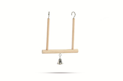 Beeztees 5101 Holzschaukel für Vögel mit Glocke, 10 x 11 cm Beeztees 5101 Holzschaukel für Vögel mit Glocke, 10 x 11 cm von Beeztees