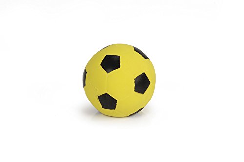 Beeztees 620440 Fußball aus Latex klein, 8 cm, gelb/schwarz Beeztees 620440 Fußball aus Latex klein, 8 cm, gelb/schwarz von Beeztees