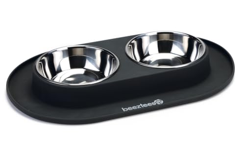 Beeztees 650646 Dinerset Silik Edelst, 40 x 24 cm, antrazit von Beeztees