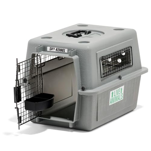 Beeztees 715563 Skykennel Nr 1, 53 x 40 x 38 cm, grau von Petmate