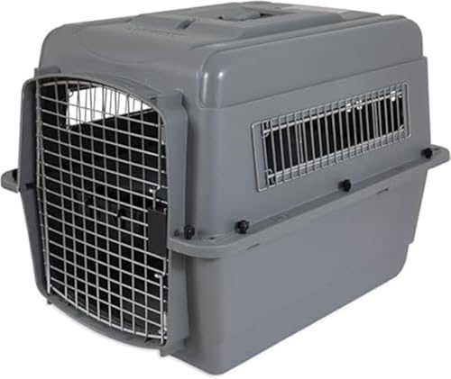 Petmate 00200 Transportin Sky Kennel 28, 71,12 L x 52,07 B x 54,61 H cm, Grau von Petmate