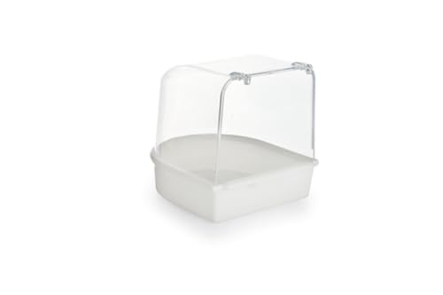 Beeztees 75080 Badehaus aus Plastik, 13 x 13 x 13 cm, weiß von Beeztees