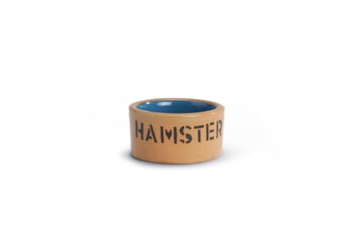 Beeztees 801445 Keramiknapf für Hamster, 7.5 cm, beige / blau von Beeztees