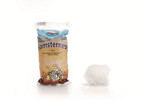 Beeztees 810860 Hamsterwatte 30 Gram, weiß von Beeztees