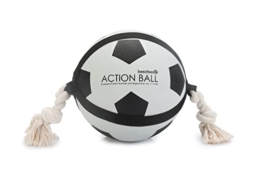 Beeztees Action Voetbal Met Touw - Hondenspeelgoed - 22 cm von Beeztees