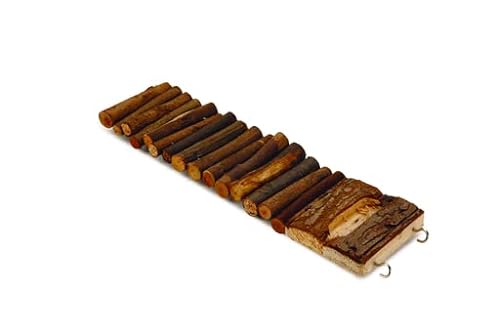 Beeztees Alfy Spielbrücke - Nager Spielzeug - Holz - 27 cm von Beeztees