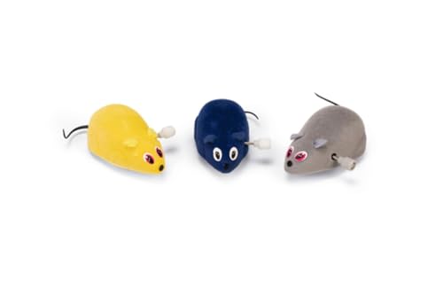 Beeztees Aufziehmaus - Katzenspielzeug - Samt - Farblich Sortiert - Beeztees Aufziehmaus - Katzenspielzeug - Samt - Farblich Sortiert - von Beeztees