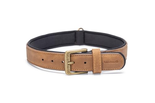 Beeztees Balacron Ax - Hundehalsband - Kunstleder - Braun - 52-62 cm x von Beeztees