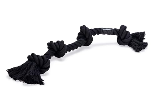 Beeztees Baumwollknoten, Schwarz, 4 Knoten, 270 Gramm Beeztees Baumwollknoten, Schwarz, 4 Knoten, 270 Gramm von Beeztees