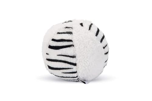 Beeztees Beasty Ball - Hundespielzeug - weiß/schwarz - 11x11x11 cm von Beeztees