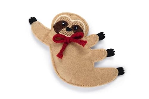 Beeztees Interactive Toys for K & bz Catnip Sloth Jona Gato Beige, 10 x 8 cm von Beeztees