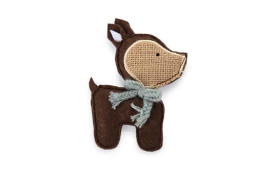 Beeztees Interactive Toys for K & bz Catnip Catnip Deer Tino Brown Cat, 10 x 7 cm von Beeztees