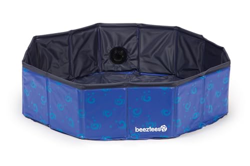 Beeztees Doggy Dip, Hundepool, blau, 80x80x20 cm von Beeztees