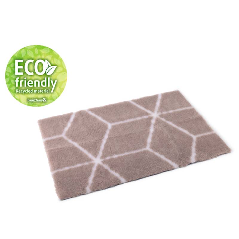 Beeztees Eco Drybed Qub - Beige/Weiss - 121 x 78 cm von Beeztees