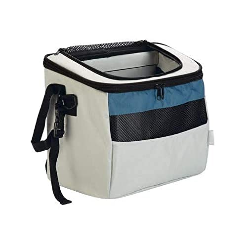 Beeztees K&Bz Fahrradkorb Xoex Nylon, grau/blau, 37 x 23 x 30 cm, 2000 g von Beeztees