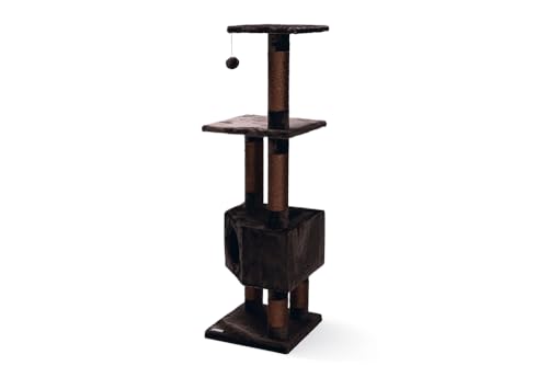 Beeztees Figado, Katzen Kratzbaum, braun, 40x40x135 cm von Beeztees