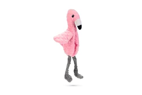 Beeztees Flamingo Quak - Hundespielzeug - Plüsch - Rosa - 40x20x6 cm von Beeztees