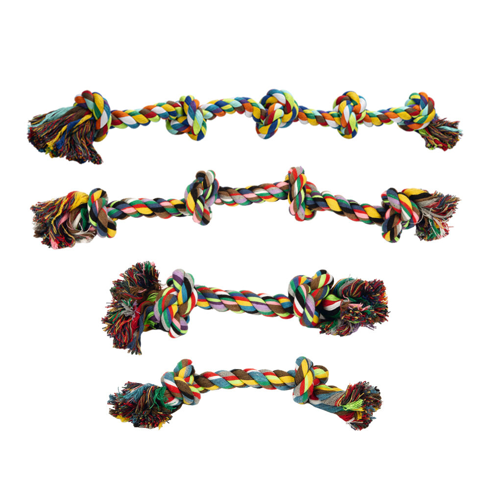 Beeztees Flossytoy Bunt - 5 Knoten - 1 kg Beeztees Flossytoy Bunt - 5 Knoten - 1 kg von Beeztees
