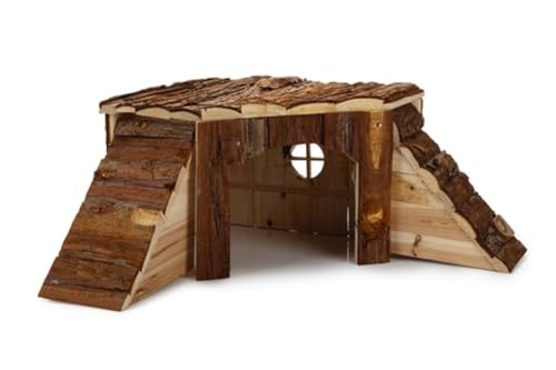 Beeztees Forest Blockeckhütte - Nagerkäfig - 48x48x21 cm Beeztees Forest Blockeckhütte - Nagerkäfig - 48x48x21 cm von Beeztees