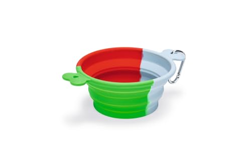 Beeztees Futter- und Wasserbehälter für Hunde, teleskopisch, Silikon, 15,5 cm, 750 ml, Grün Beeztees Futter- und Wasserbehälter für Hunde, teleskopisch, Silikon, 15,5 cm, 750 ml, Grün von Beeztees