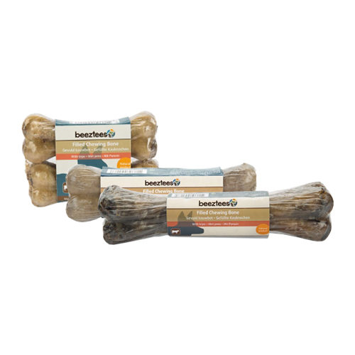 Beeztees Gefüllter Kauknochen mit Pansen - 1 x 15 cm Beeztees Gefüllter Kauknochen mit Pansen - 1 x 15 cm von Beeztees