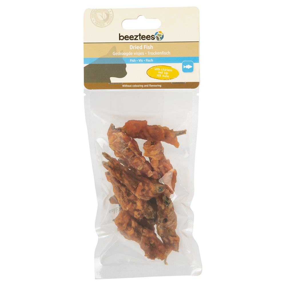 Beeztees Getrocknete Fische mit Huhn - 70 g von Beeztees