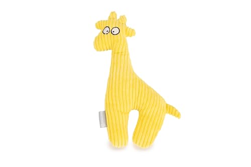 Beeztees Giraffe Raffo, Hundespielzeug, Rippenstoff, Gelb, 27x15x4 cm von Beeztees