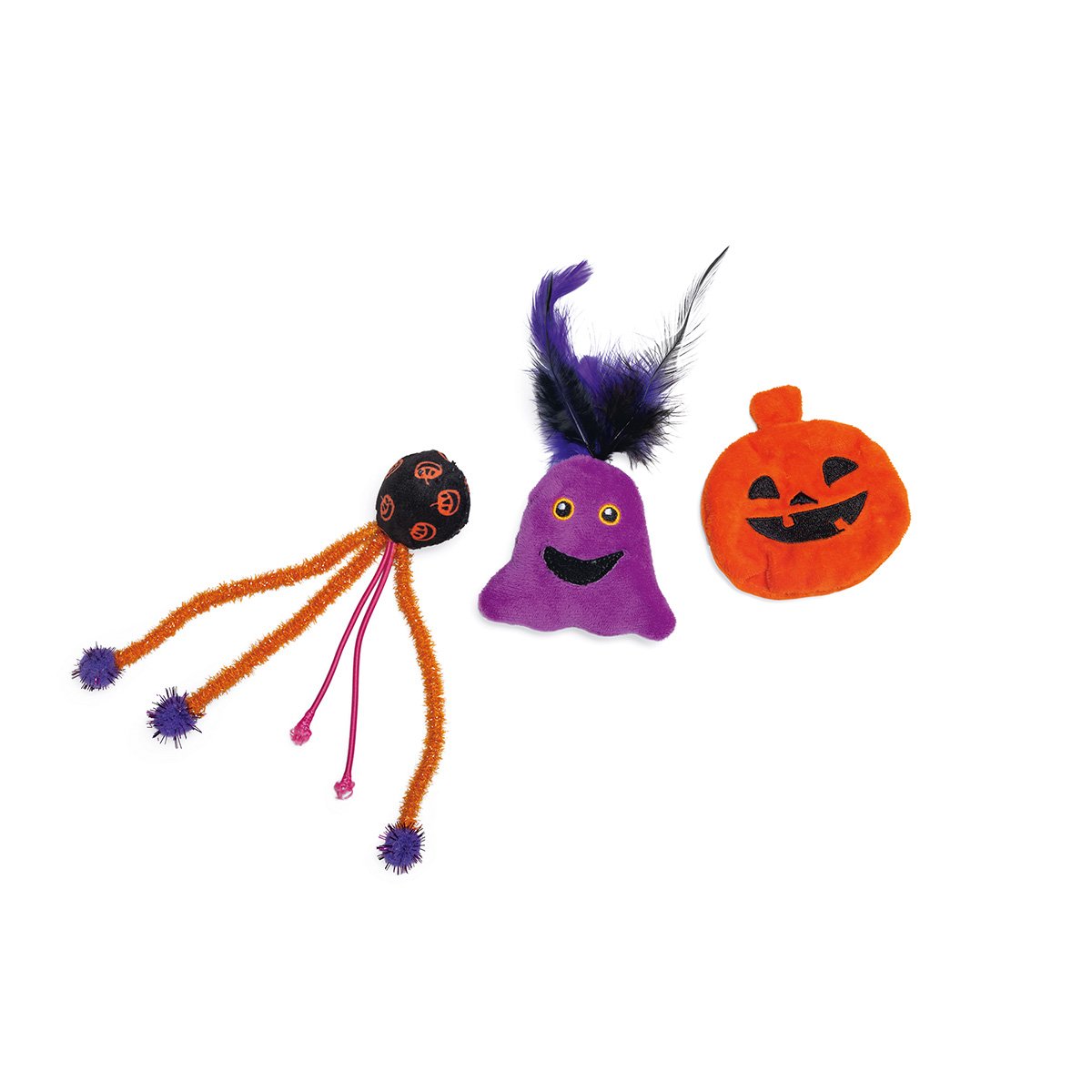 Beeztees Halloween Katzenspielzeug Buuh im 3er Pack von Beeztees