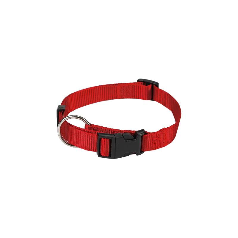 Beeztees Halsband - Schwarz - Nylon - 35-55 cm x 20 mm von Beeztees