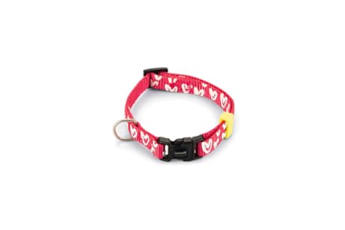 Beeztees Herz - Hundehalsband - Nylon - Pink - 20-30 cm x 10 mm Beeztees Herz - Hundehalsband - Nylon - Pink - 20-30 cm x 10 mm von Beeztees