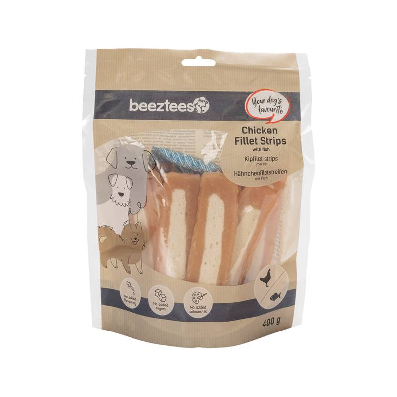 Beeztees Hühnerstreifen mit Fisch - 900 g von Beeztees
