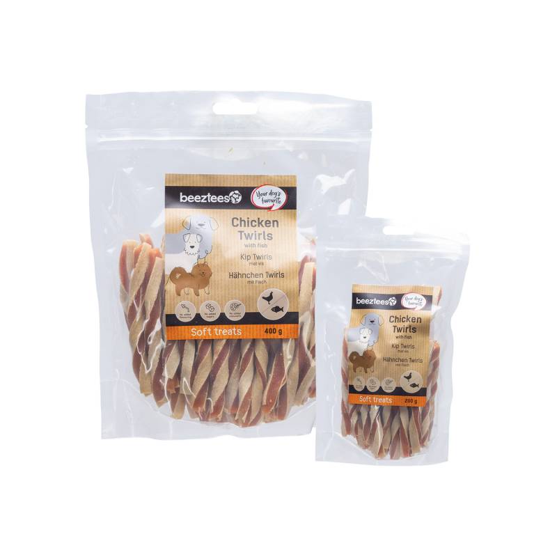Beeztees Huhn Twirls mit Fisch - 200 g von Beeztees