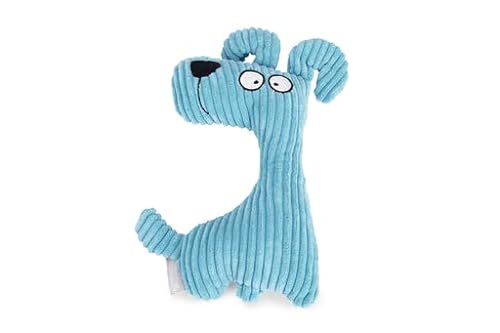 Beeztees Hund Luz - Hundespielzeug - Rippenstoff - Blau - 23x14x4 cm von Beeztees