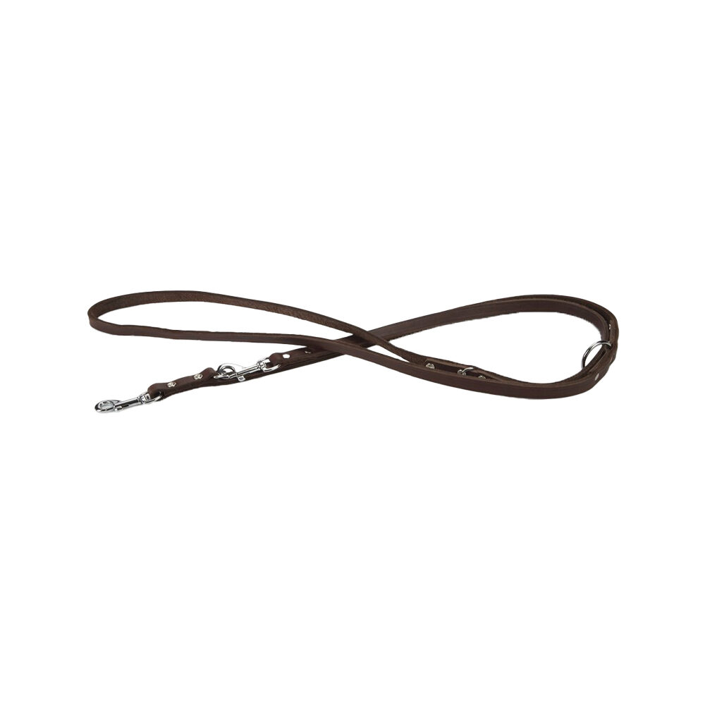 Beeztees Hundeleine Leder - Schwarz - 200 x 18 cm Beeztees Hundeleine Leder - Schwarz - 200 x 18 cm von Beeztees