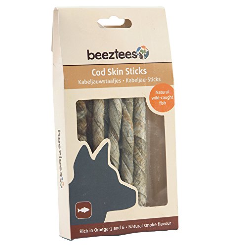 Beeztees Hundesnack Kabeljaustäbchen, 1er Pack (1 x 80 g) von Beeztees
