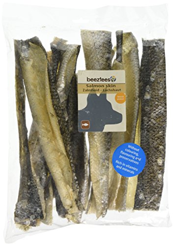 Beeztees Hundesnack Naturals Lachshaut, 1er Pack (1 x 150 g) von Beeztees