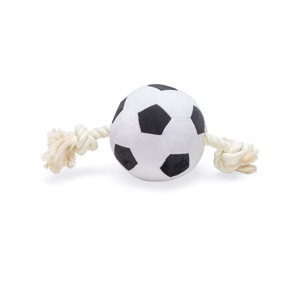 Beeztees Hundespielzeug Fußball mit Seil von Beeztees
