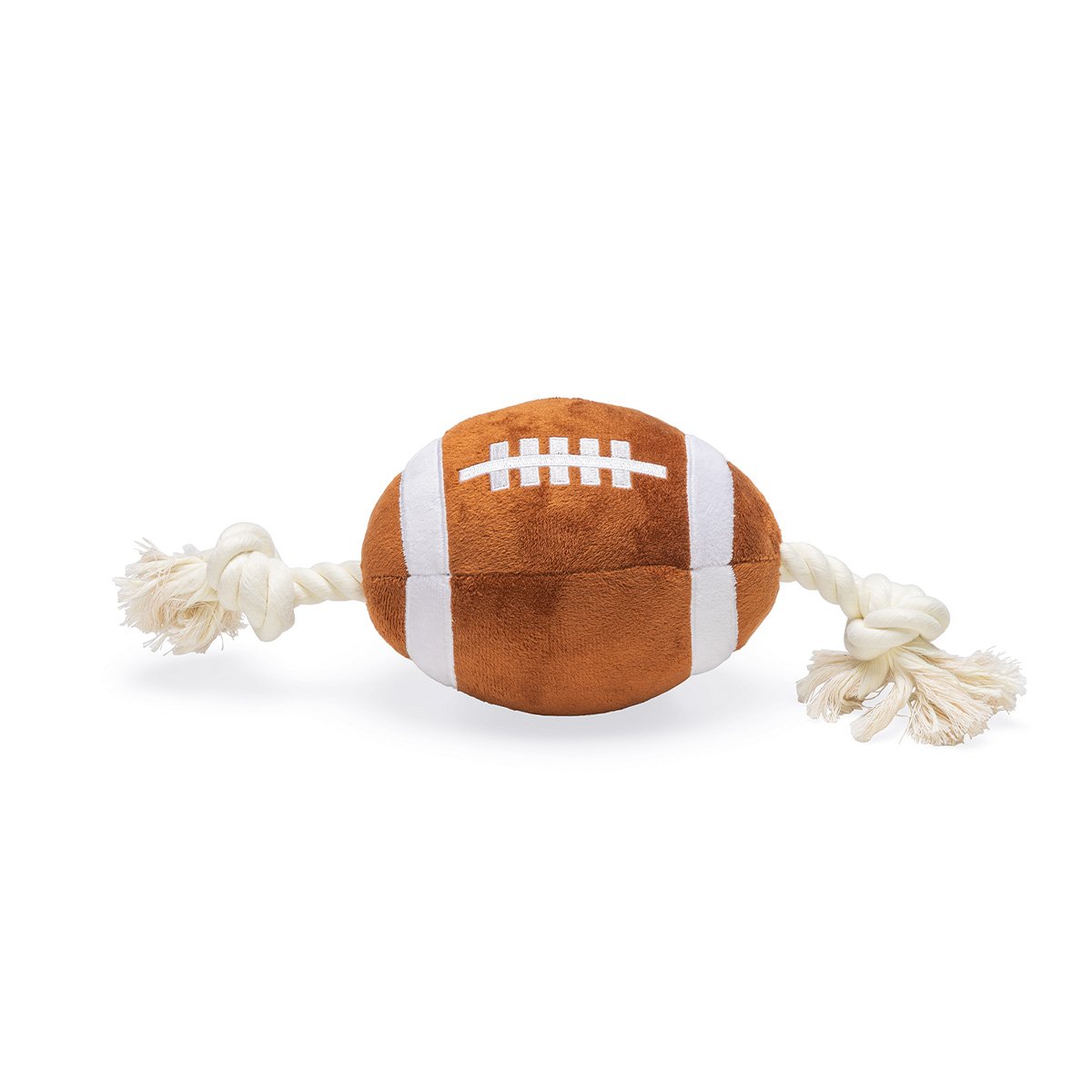 Beeztees Hundespielzeug Rugbyball mit Seil von Beeztees