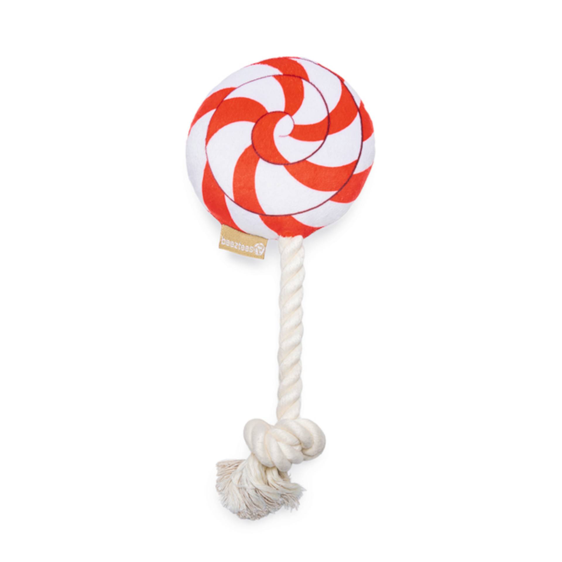 Beeztees Hundespielzeug Weihnachtslolli, rot-weiß - L 25 x B 12 x H 5 cm Beeztees Hundespielzeug Weihnachtslolli, rot-weiß - L 25 x B 12 x H 5 cm von Beeztees